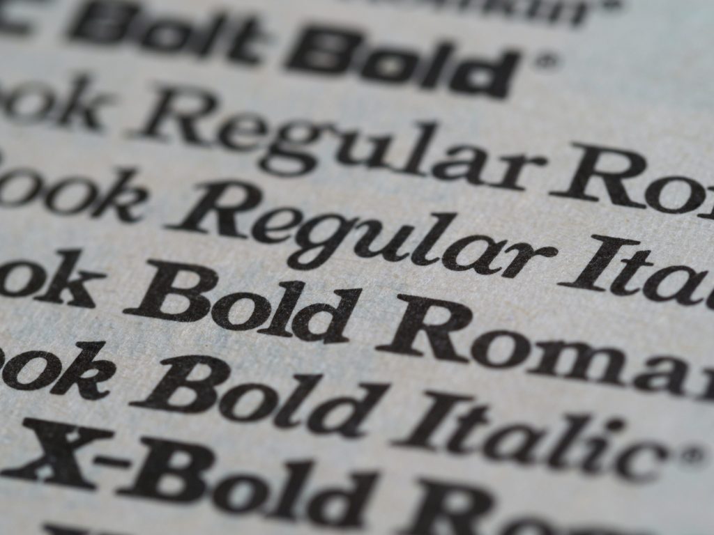 The power of Fonts and Type